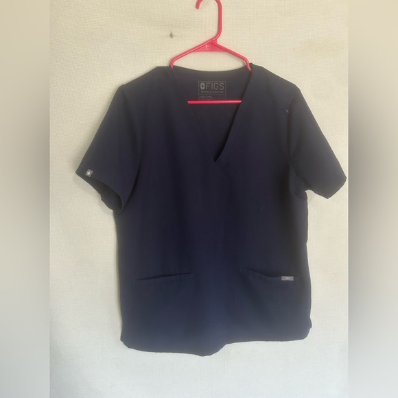 Figs navy blue scrub top - Picture 1 of 5